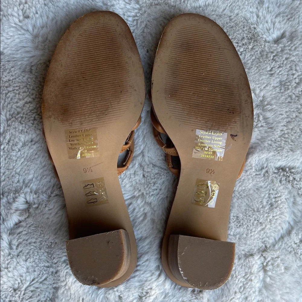 Madewell Addie High heel Strappy Sandals in tan size 9.5